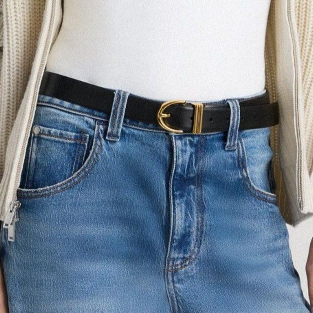 Quince Alora European Leather Belt S NWT